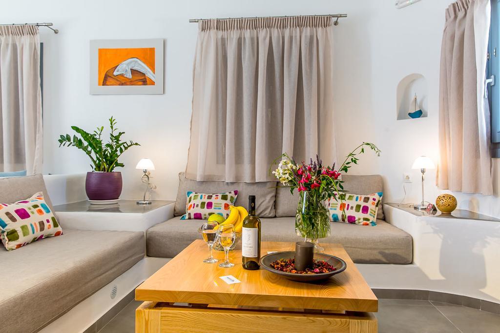 Aspronisi Luxury Villa With Caldera View 메갈로호리 객실 사진