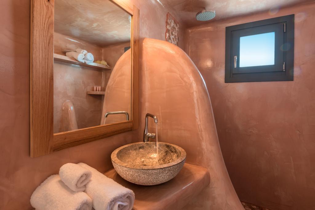 Aspronisi Luxury Villa With Caldera View 메갈로호리 객실 사진