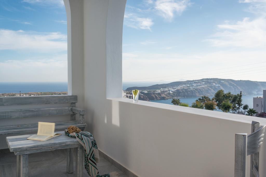 Aspronisi Luxury Villa With Caldera View 메갈로호리 객실 사진